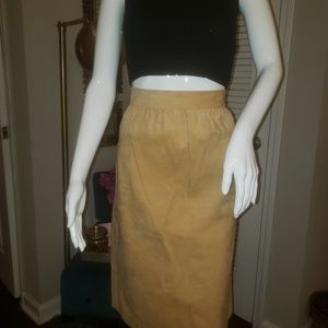 WINTER FAVORITE VINTAGE SUEDE SKIRT